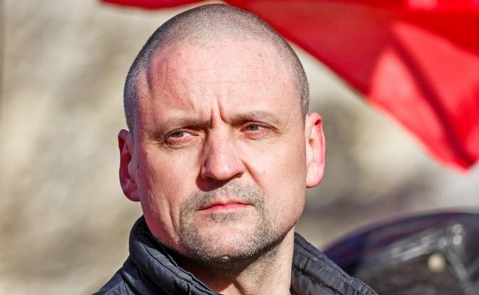 На фото: координатор Левого Фронта Сергей Удальцов