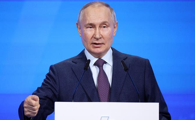 На фото: президент РФ Владимир Путин