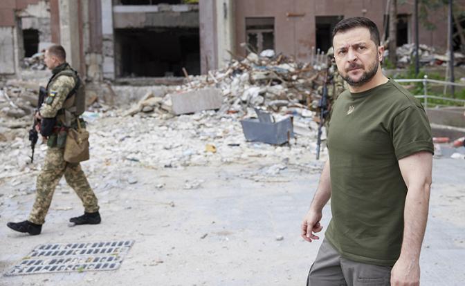 На фото: президент Украины Владимир Зеленский