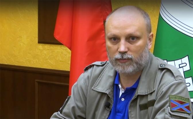 На фото: председатель запорожского движения «Мы вместе с Россией» Владимир Рогов