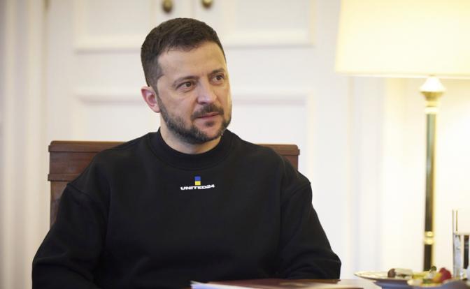 На фото: президент Украины Владимир Зеленский