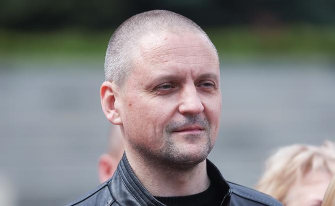 На фото: лидер "Левого фронта" Сергей Удальцов