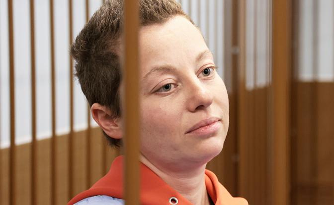 На фото: режиссер Евгения Беркович, подозреваемая по делу об оправдании терроризма