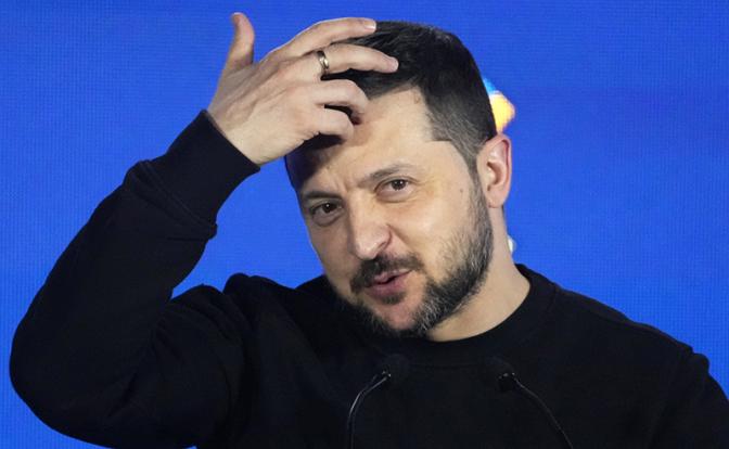 На фото: президент Украины Владимир Зеленский