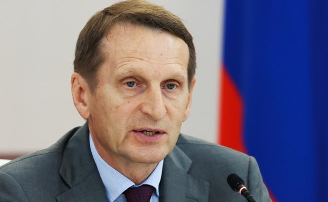 На фото: глава СВР России Сергей Нарышкин.