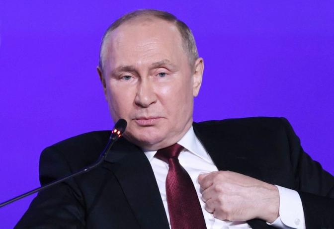 На фото: президент РФ Владимир Путин