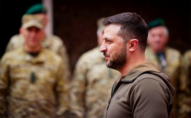 На фото: президент Украины Владимир Зеленский