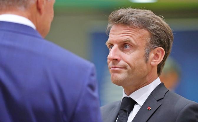 На фото: президент Франции Эммануэль Макрон