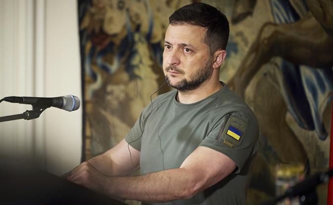 На фото: президент Украины Владимир Зеленский