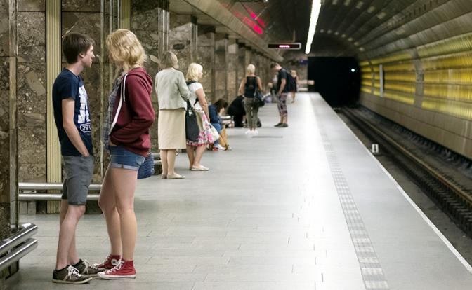 Украинка потребовала от властей Праги изменить "советский" дизайн станции метро