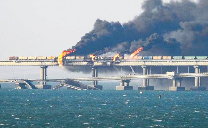 СБУ признала причастность Украины к атаке на Крымский мост осенью 2022 года