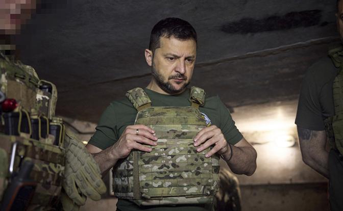 На фото: президент Украины Владимир Зеленский