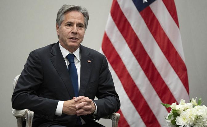 На фото: госсекретарь США Энтони Блинкен