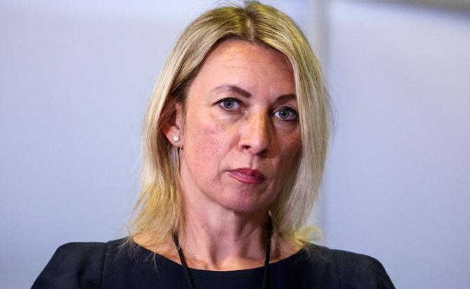 На фото: фициальный представитель МИД России Мария Захарова