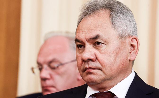 На фото: глава Минобороны РФ Сергей Шойгу