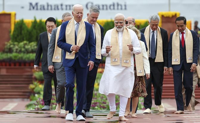 На фото: во время саммита G20