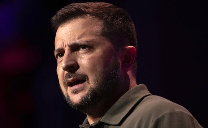 На фото: президент Украины Владимир Зеленский