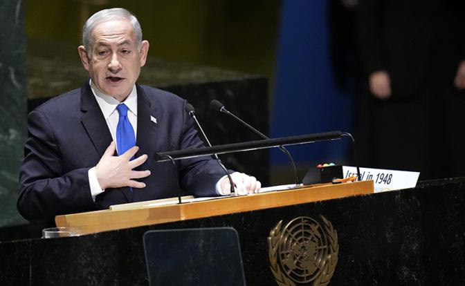 На фото: премьер-министр Израиля Биньямин Нетаньяху