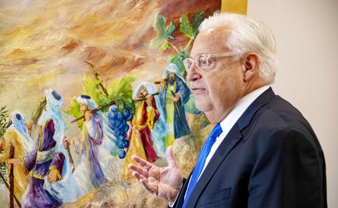 На фото: бывший американский посол в Израиле Дэвид Фридман