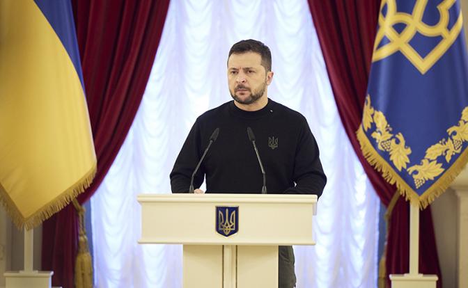 На фото: президент Украины Владимир Зеленский