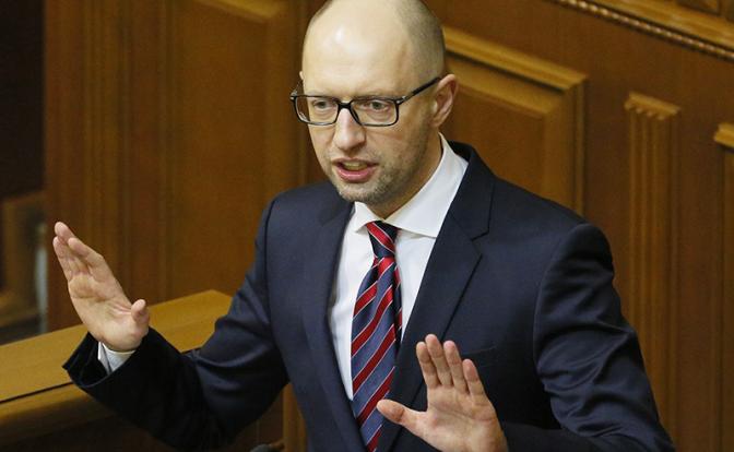 На фото: бывший премьер-министр Украины Арсений Яценюк