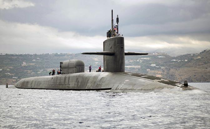 На фото: атомная подводная лодка США «Флорида»