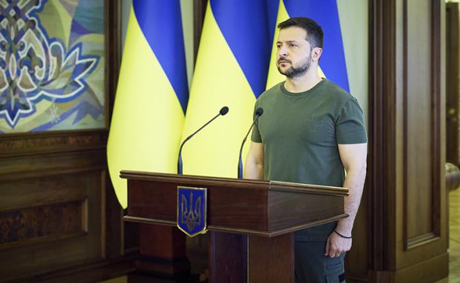 На фото: президент Украины Владимир Зеленский