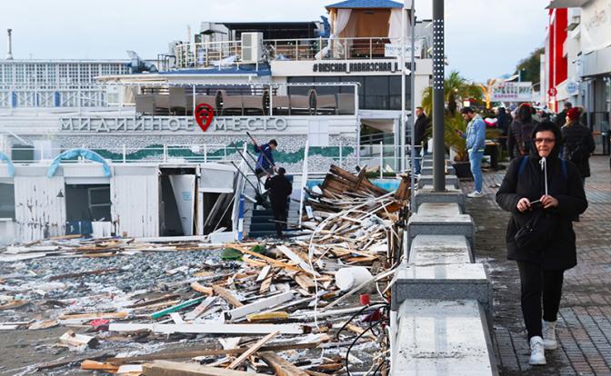 В Красноярском крае ущерб от шторма оценили в десятки млн рублей