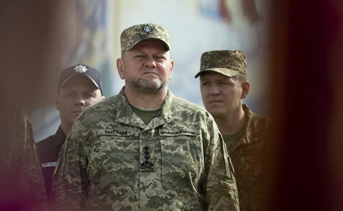 На фото: главнокомандующий Вооруженными силами Украины Валерий Залужный.