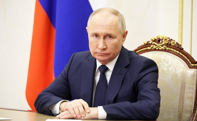 На фото: президент РФ Владимир Путин