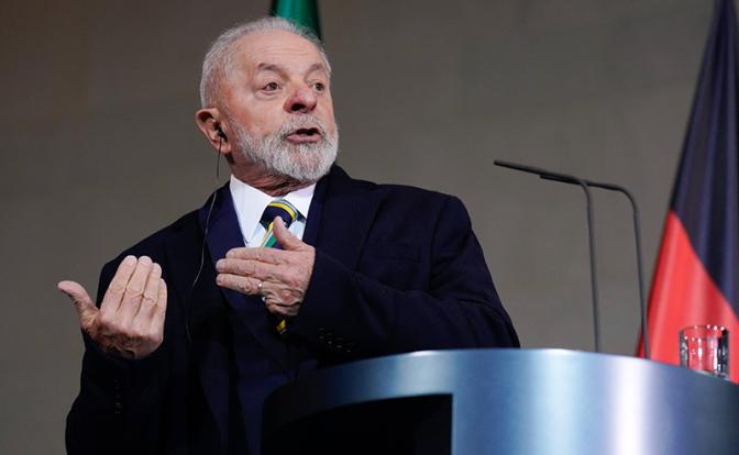 На фото: президент Бразилии Луис Инасиу Лула да Силва