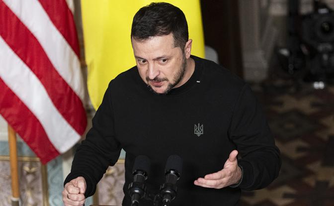 На фото: президент Украины Владимир Зеленский