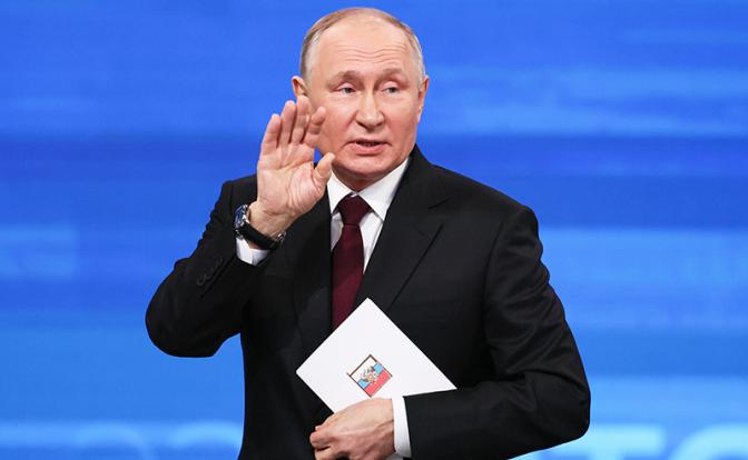 На фото: президент РФ Владимир Путин