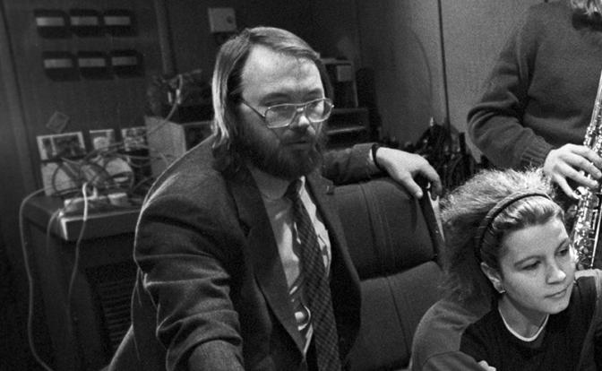 На фото: поэт Валерий Сауткин, 1988