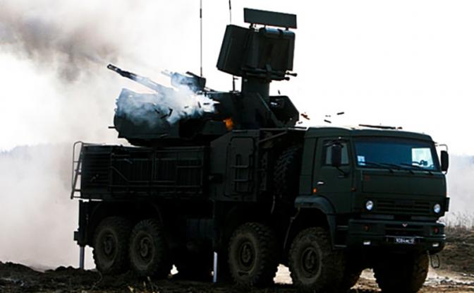 На фото: зенитно-ракетный комплекс «Панцирь-СМ»