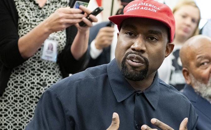 На фото: рэпер Канье Уэст