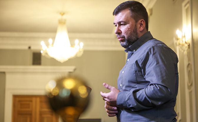 На фото: глава Донецкой Народной Республики Денис Пушилин.