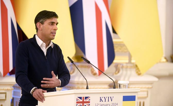 На фото: премьер-министр Великобритании Риши Сунак