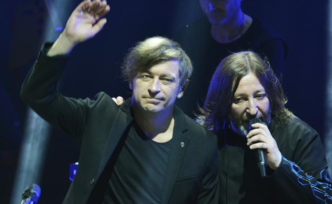 На фото: участники рок-группы «Би-2»