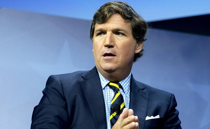 На фото: американский журналист Такер Карлсон