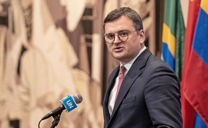 На фото: глава МИД Украины Дмитрий Кулеба