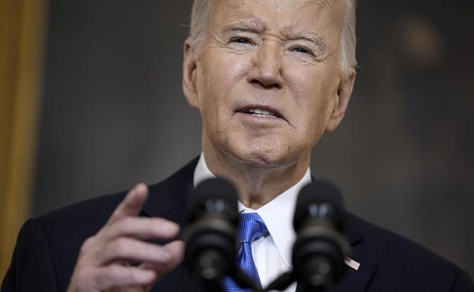 На фото: глава Белого дома Джо Байден