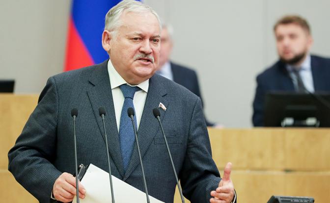 На фото: первый заместитель председателя комитета Госдумы по делам СНГ Константин Затулин