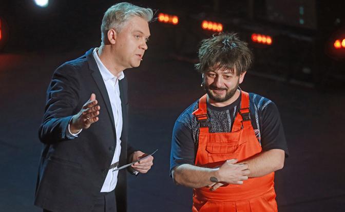 На фото: юмористы Михаил Галустян и Сергей Светлаков