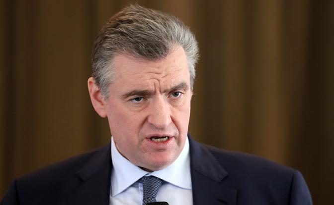 На фото: глава ЛДПР Леонид Слуцкий