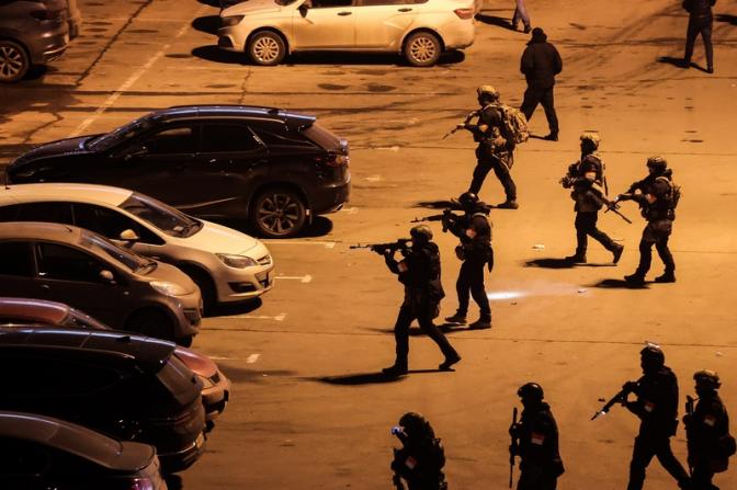 Задержавшим террористов из «Крокуса» бойцам «Ахмата» вручили медали «За отвагу»