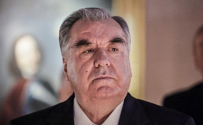 На фото: президент Таджикистана Эмомали Рахмон