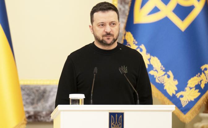 На фото: президент Украины Владимир Зеленский