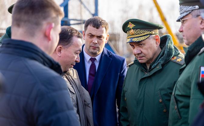 На фото: рабочая поездка министра обороны РФ Шойгу в Алтайский край