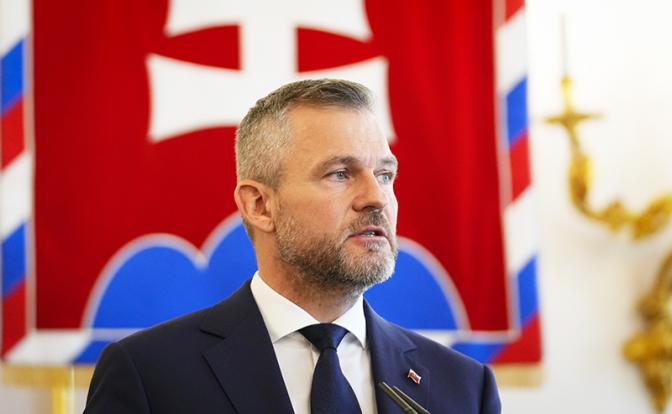 На фото: избранный президент Словакии Петер Пеллегрини